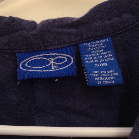 OP men's short sleeved button down - Picture 3 of 3